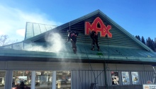 Taktvätt på Max restaurang i Örnsköldsvik. MIK ALL Service AB